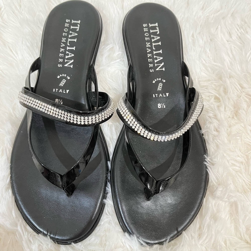 Italian Shoemakers Rhinestone Sandals